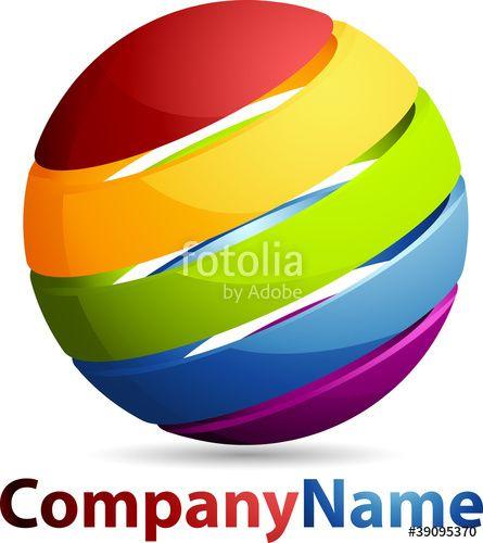 Rainbow Sphere Logo - Rainbow Sphere Logo And Royalty Free Image On Fotolia