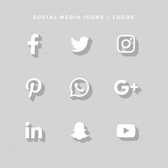 White Social Logo - Social Vectors, Photos and PSD files | Free Download