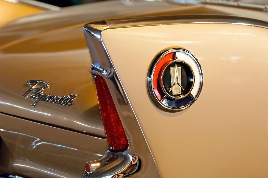 Plymouth Emblems Logo - Plymouth Fury Convertible Taillight And Emblem Photograph
