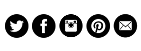 White Social Logo - Social Medias Black Background Logo Png Image