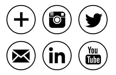 White Social Logo - Free Social Media Icons - Geek Fairy Design Studio