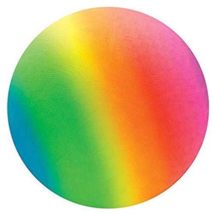 Rainbow Sphere Logo - Mega Rainbow Ball: Toys & Games