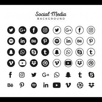 White Social Logo - Social Vectors, Photo and PSD files