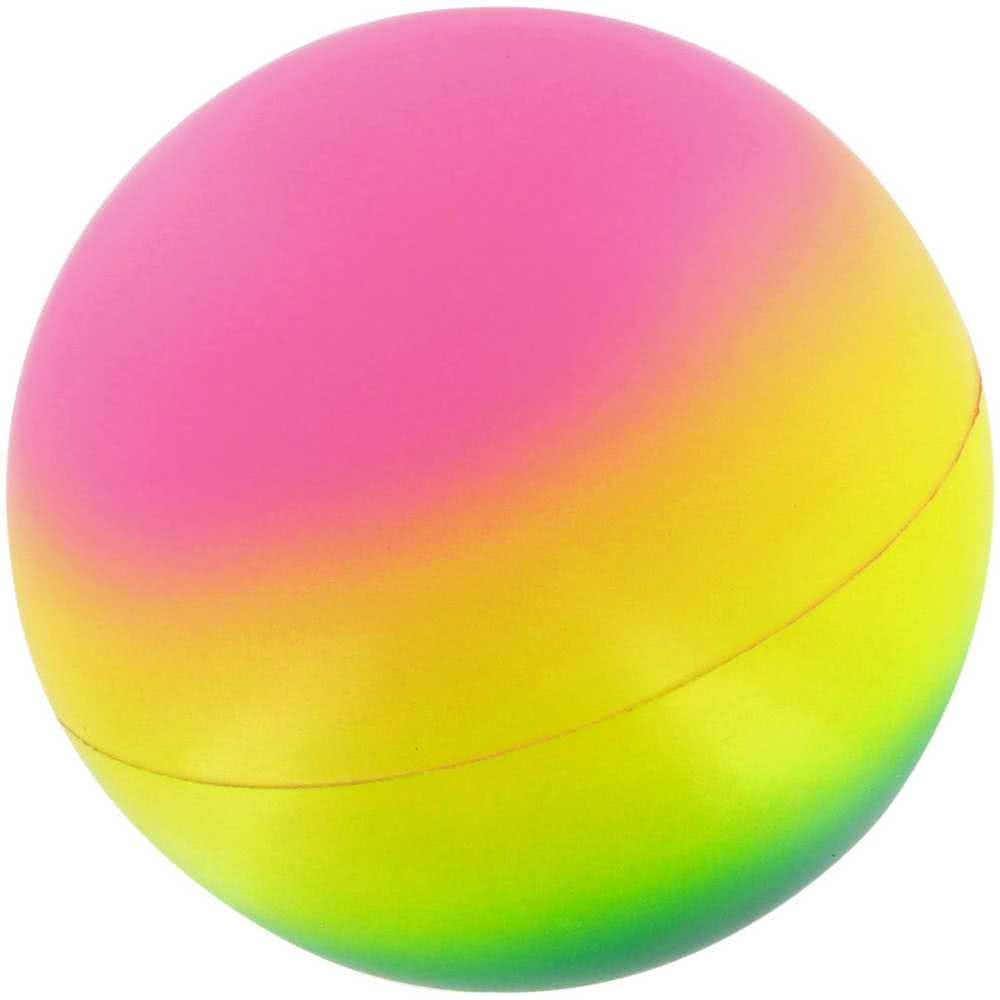Rainbow Sphere Logo - Promotional Rainbow Ball Stress Toys with Custom Logo for $1.58 Ea.