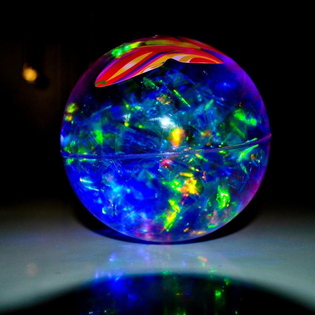 Rainbow Sphere Logo - 10cm Sensory Rainbow Ball, jumbo colour storm ball, large colour storm
