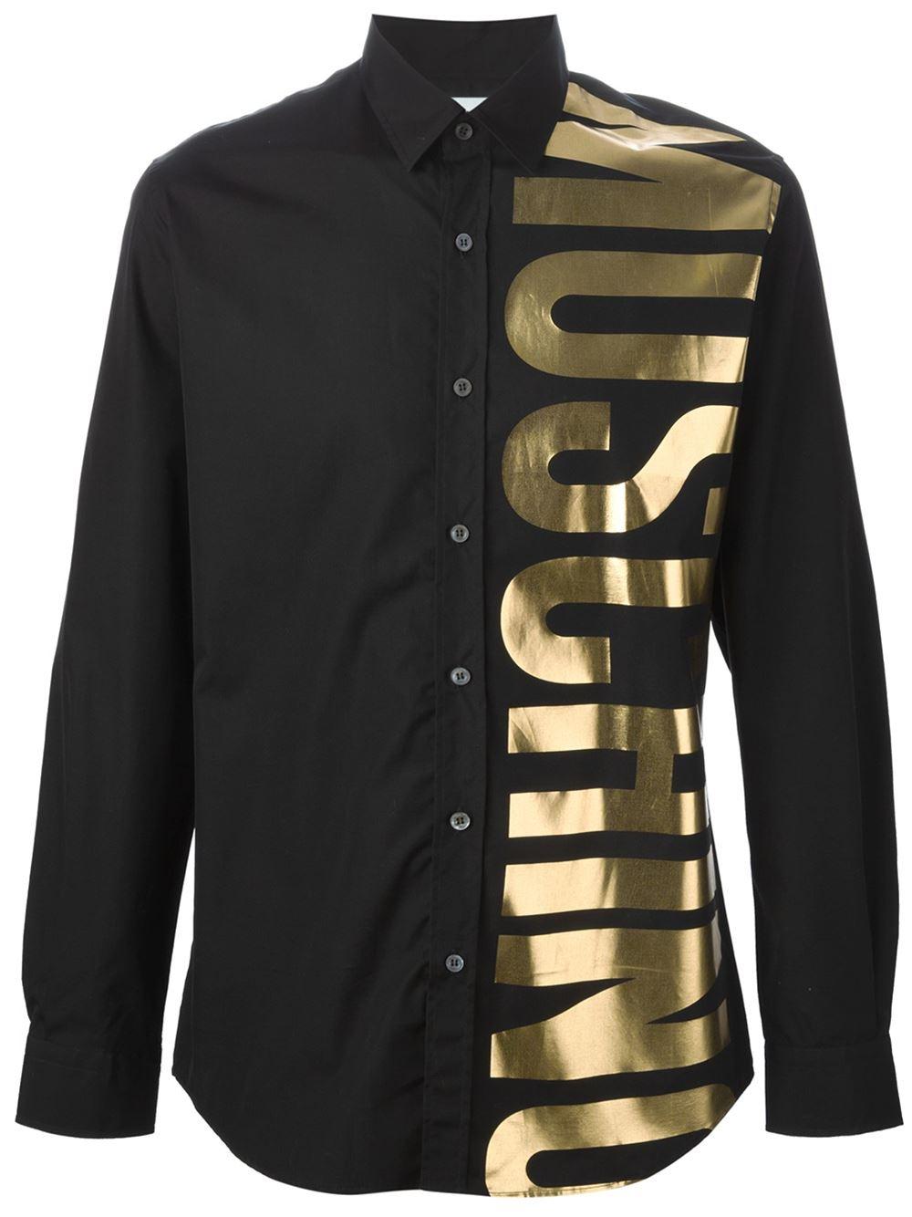 Moschino Gold Logo - Rapper French Montana Parties In A Moschino Gold Logo Long-Sleeve ...