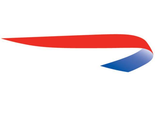 Blue and Red Airline Logo - airline logos and names - Rome.fontanacountryinn.com