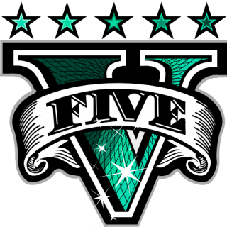 GTA 5 Logo - GTA V Logo Green Emblems for GTA 5 / Grand Theft Auto V