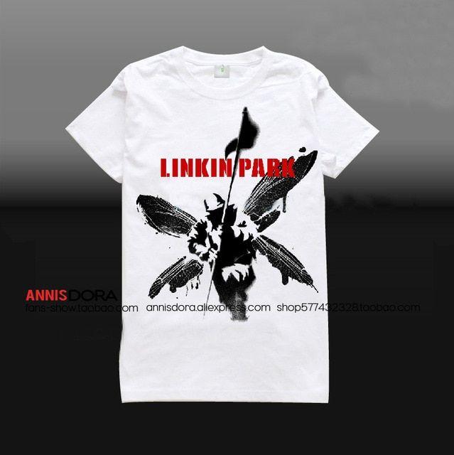 Linkin Park Hybrid Theory Logo - DK Linkin Park Hybrid Theory Album Logo Short sleeved T shirt-in T ...