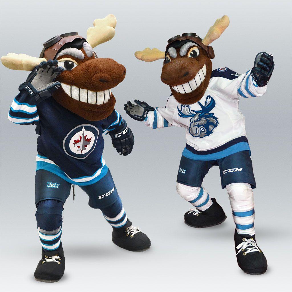 Moose Hockey Logo - Mick E. Moose - Manitoba Moose