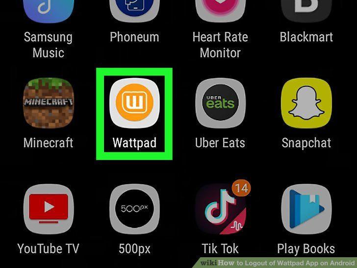 Wattpad App Logo - How to Logout of Wattpad App on Android: 4 Steps (with Pictures)
