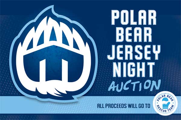 Manitoba Moose Logo - Polar Bear Jersey Auction