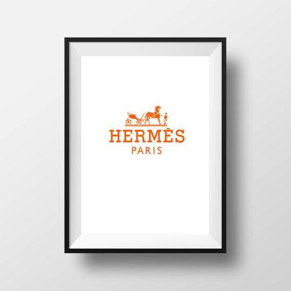 Hermes Paris Logo - 30%OFF Hermes Paris Logo Poster Print Hermes Poster Wall Art | Etsy