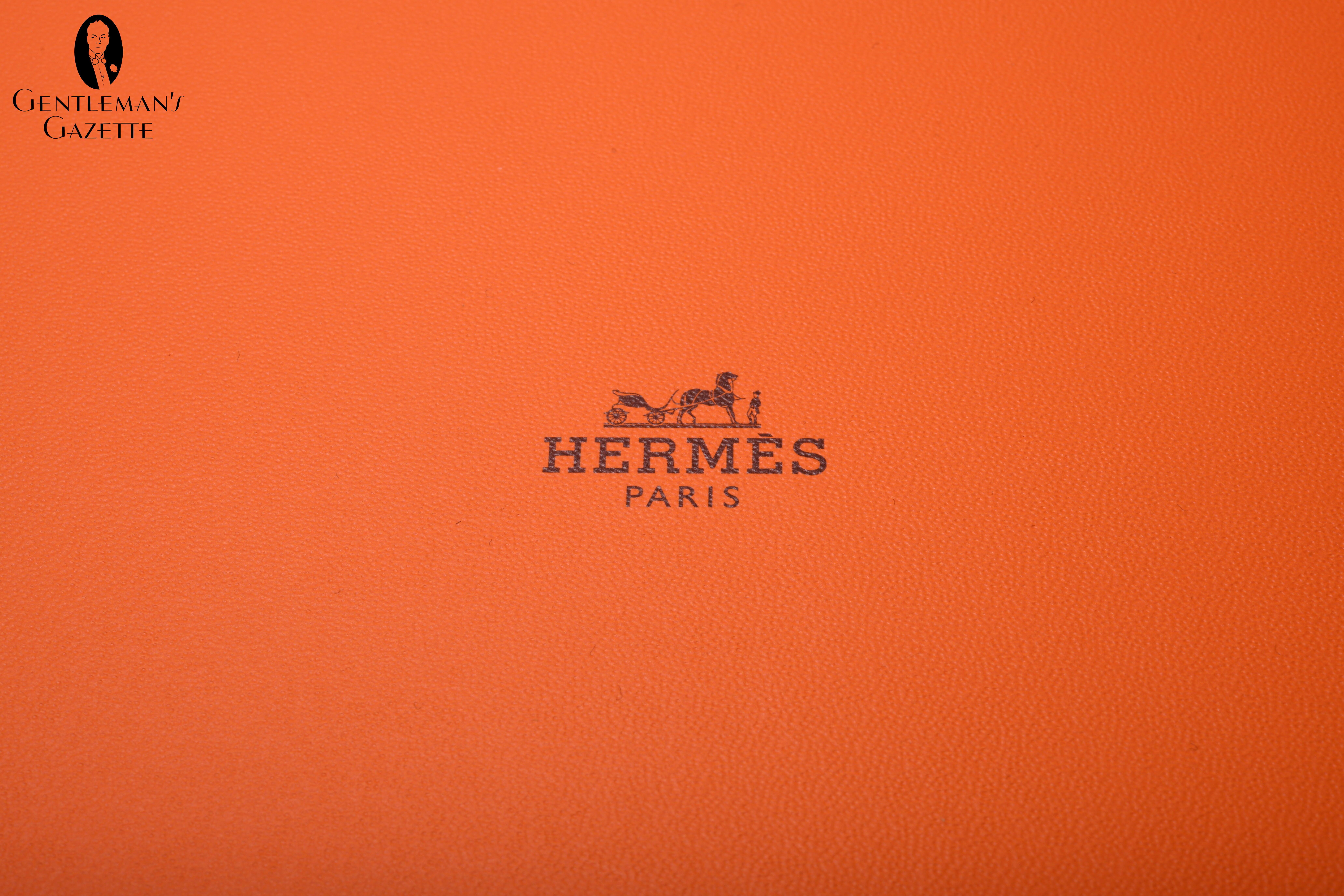 Hermes Paris Logo - How to Spot a Fake Hermes Tie — Gentleman's Gazette
