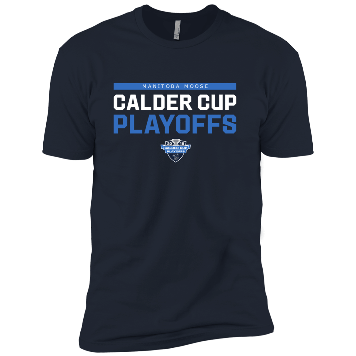 Manitoba Moose Logo - Manitoba Moose 2018 Postseason Next Level Premium Short Sleeve T ...