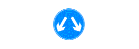 Two Blue Circles Logo - Traffic signs: Signs giving orders