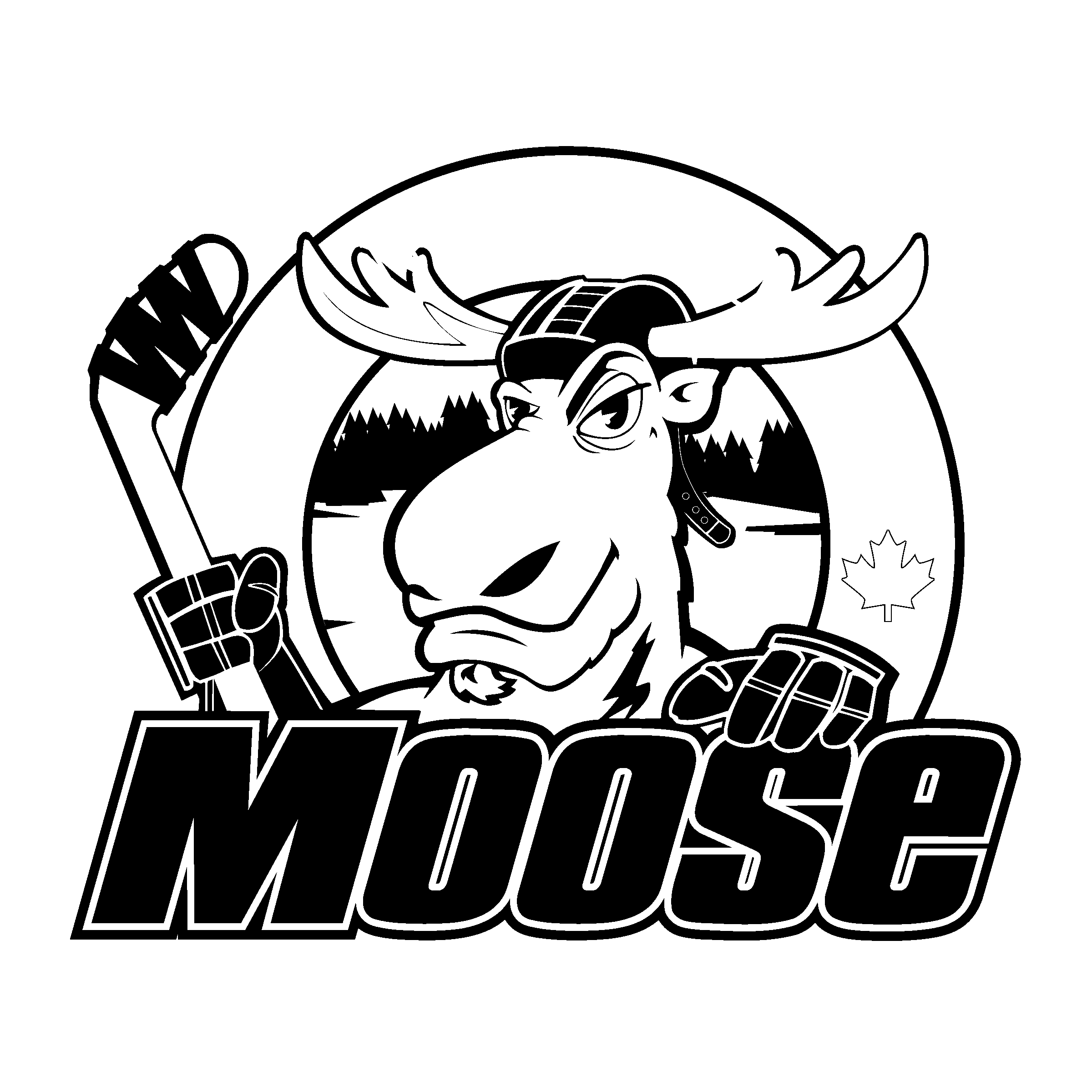 Manitoba Moose Logo - Manitoba Moose Logo PNG Transparent & SVG Vector - Freebie Supply