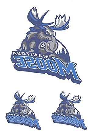 Manitoba Moose Logo - Amazon.com: 2015-16 Upper Deck AHL Team Logo Tattoos #13 Manitoba ...