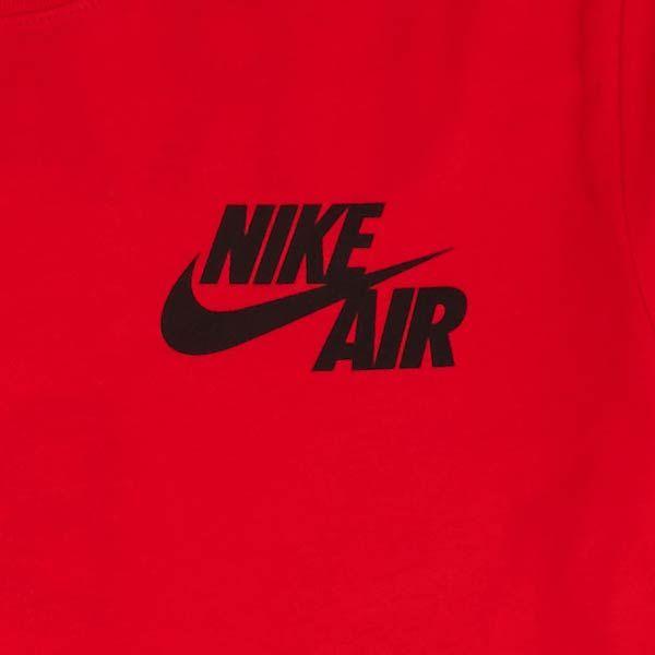 Red and Black Nike Logo - Nike TRAVEL BY AIR T Shirt UNIVERSITY RED UNIVERSITY RED BLACK Bei