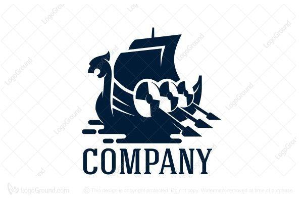 Viking Ship Logo - Exclusive Logo 29210, Viking Ship Logo | Viking stuffs | Ship logo ...