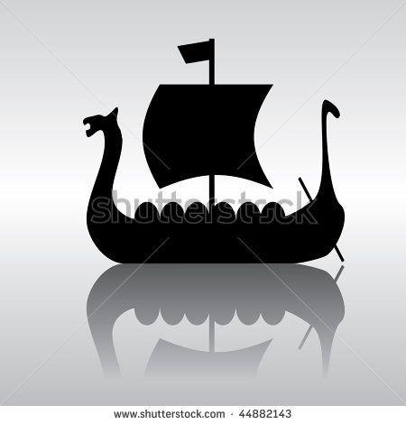 Viking Ship Logo - viking ship logo black background - Google Search | Logos | Viking ...