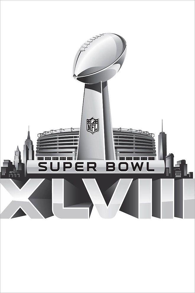 XLVIII Logo - What Time Does the Super Bowl Start?