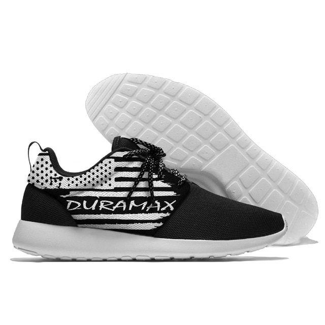 Sneaker Logo - US $29.44 20% OFF|Duramax Logo Sports Shoes Truck Fans Sneaker USA Flag  Duramax Lightweight Classical Amateur Running Shoes For Mens And Womens-in  ...