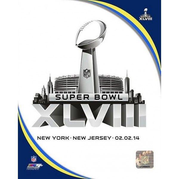 XLVIII Logo - Super Bowl XLVIII Logo Photo Photo Print ZTWDRG0OD