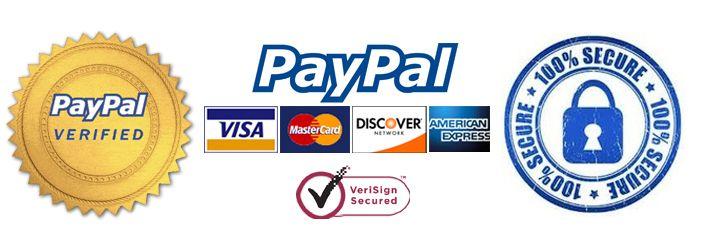 PayPal Verified Visa MasterCard Logo - Paypal Logos