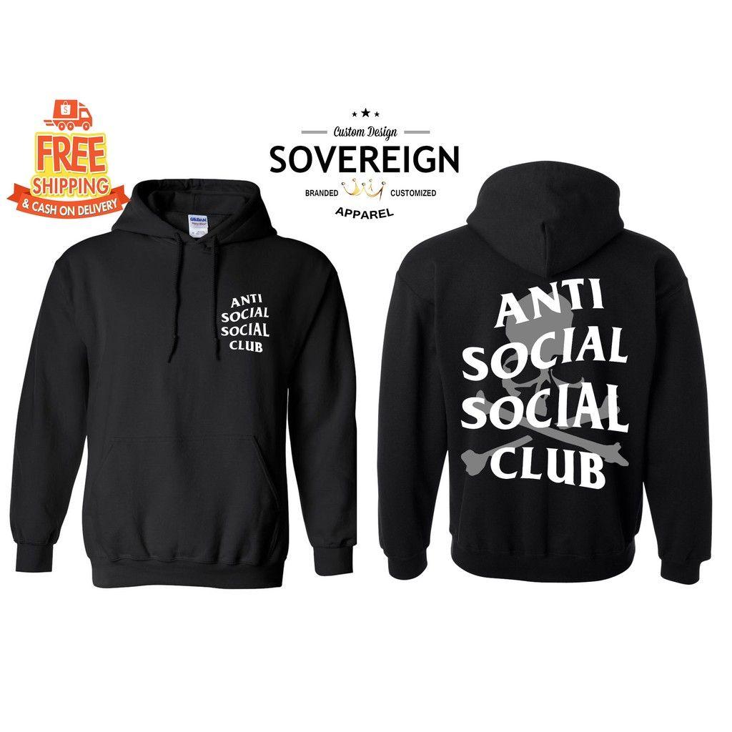 Customize Anti Social Social Club Logo - Anti Social Social Club X Matermind Hoodie