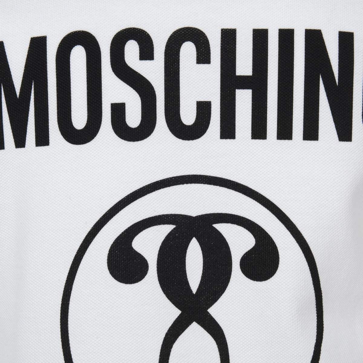 Moschino Milano Logo - Moschino Boys Ivory Milano Polo Shirt