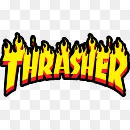 Thrasher Fire Logo - Thrasher PNG & Thrasher Transparent Clipart Free Download - Hoodie T ...