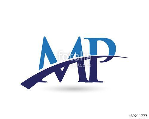 MP Logo - MP Logo Letter Swoosh