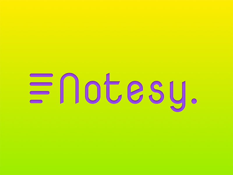 Note App Logo - Notesy taking app logo by Ganapati V S