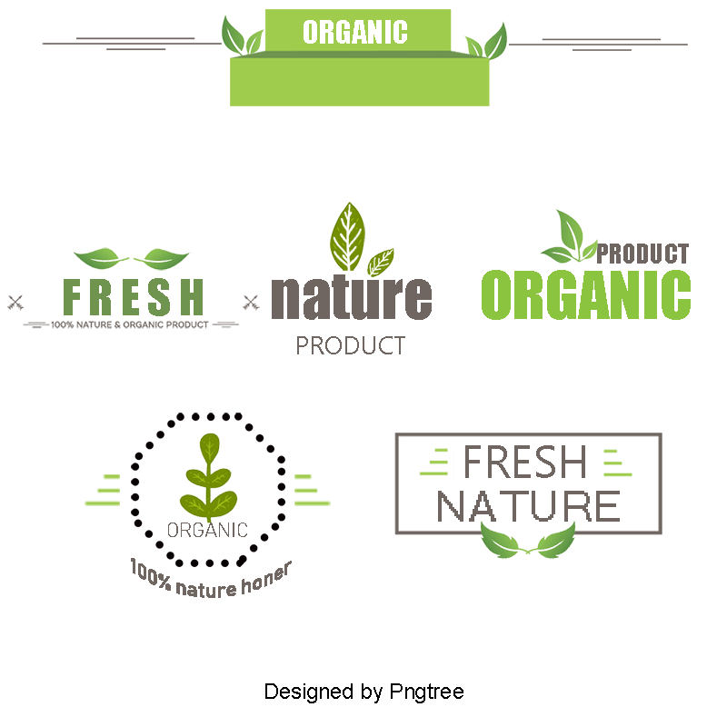 Green Food Logo - Organic Food Logo, Organic Products, Green Organic, All Natural PNG