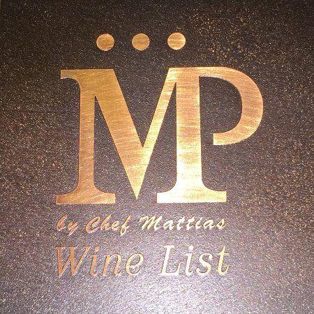 MP Logo - MP Logo on the wine list - Picture of PASSA, Mae Nam - TripAdvisor