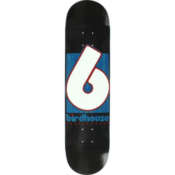 Birdhouse Skateboards Logo - Birdhouse Skateboards 3D Logo Assorted Veneer Blue Skateboard Deck