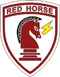 555th Red Horse Logo - Rapid Engineer Deployable Heavy Operational Repair Squadron
