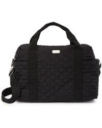 Madden Girl Logo - Lyst Girl Nylon Logo Weekend Bag in Black