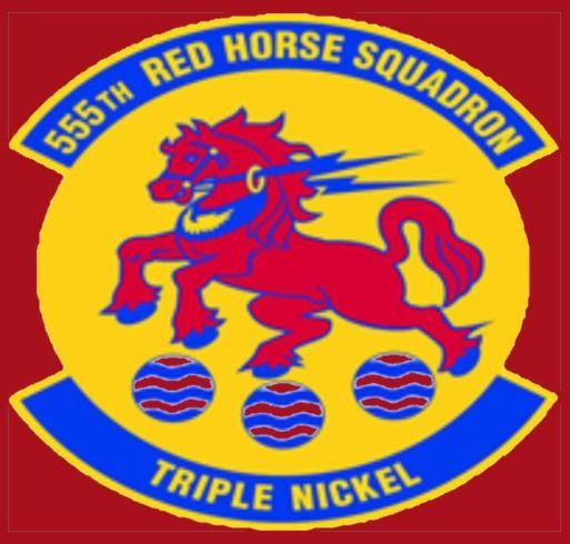 555th Red Horse Logo - 555 Red Horse Squadron Custom Ink Fundraising
