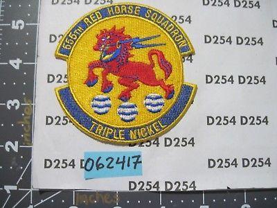555th Red Horse Logo - USAF PATCH, 555TH Red Horse Squadron, Type 1 - $8.00