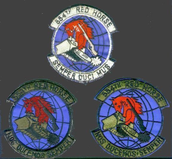 555th Red Horse Logo - RED HORSE History