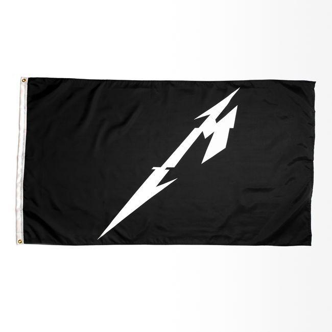 Metallica M Logo - Glitch M Logo 3 X 5 Flag