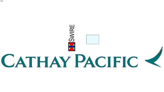 Cathay Pacific Logo - Cathay Pacific logo | 3D Warehouse