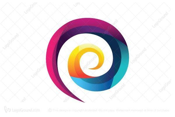 Orange Swirl Logo - Exclusive Logo Swirl Logo. design. Logos, Geometric logo