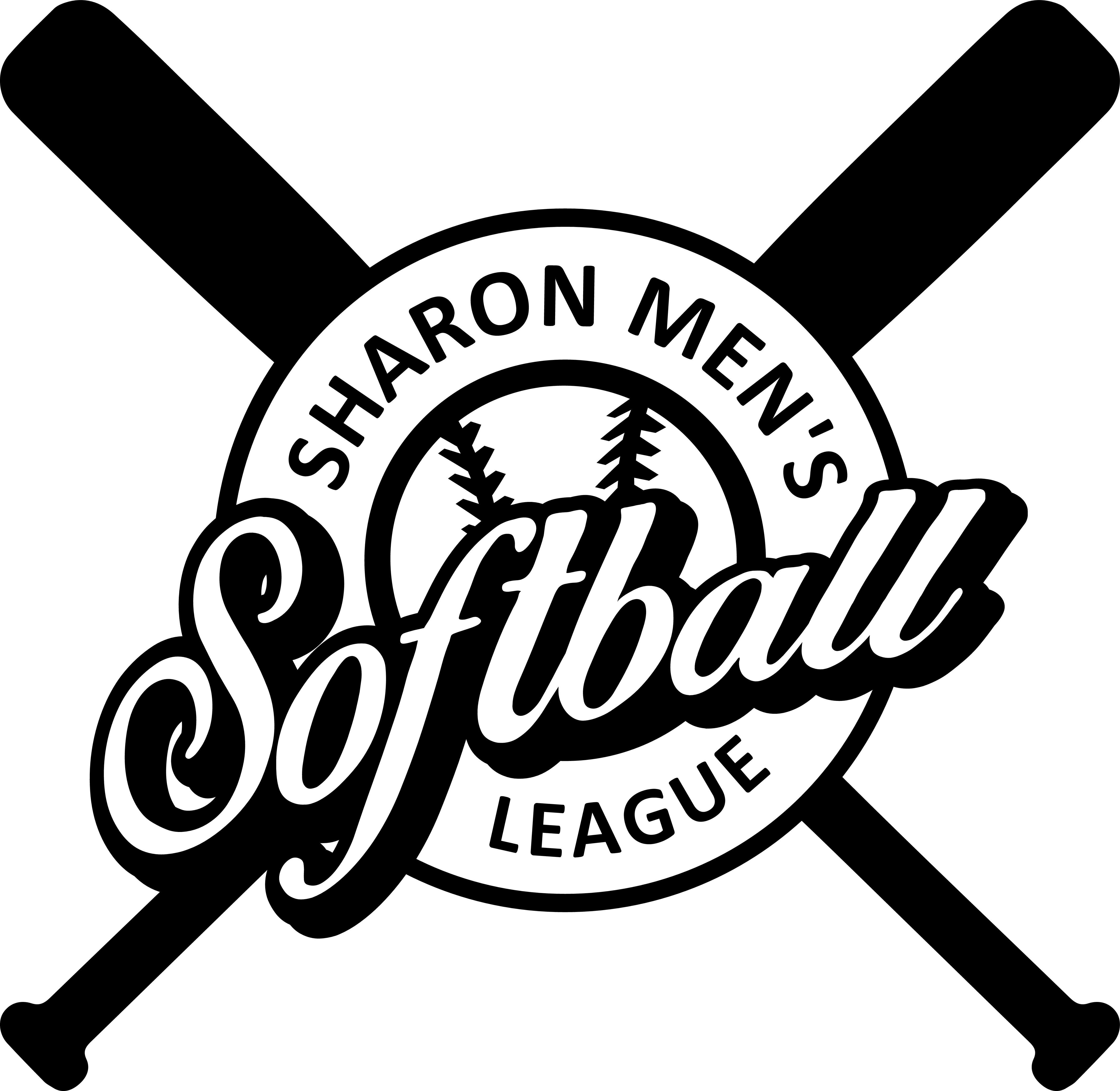 Men's Softball Logo - Sharon Mens 30+ Softball