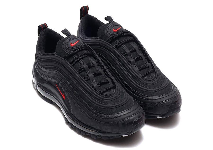 Red and Black Nike Logo - Nike Air Max 97 Logos Release Info