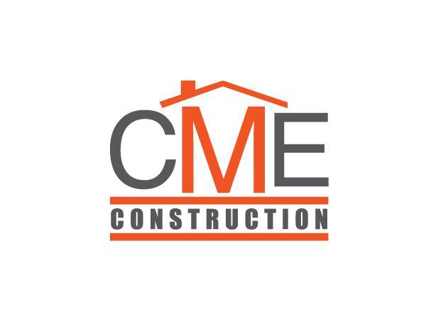 Three Letter Company Logo - Serious, Traditional, Construction Company Logo Design for CME or