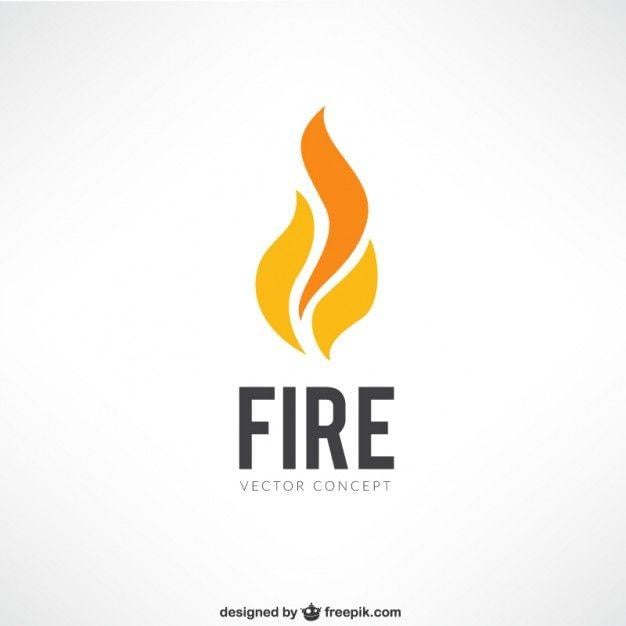 Gold Flame Logo - Fire logo Vector