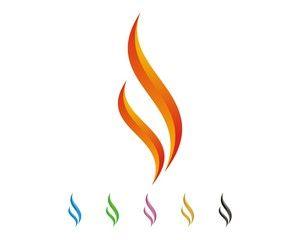 Gold Flame Logo - Search Photo Design, Category Abstract > Fire Flame